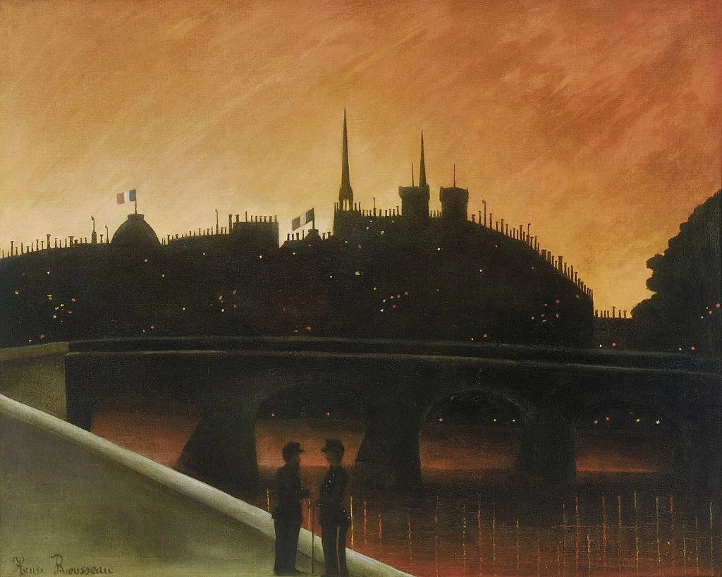 Veduta della città di Parigi - Ackland Art Museum